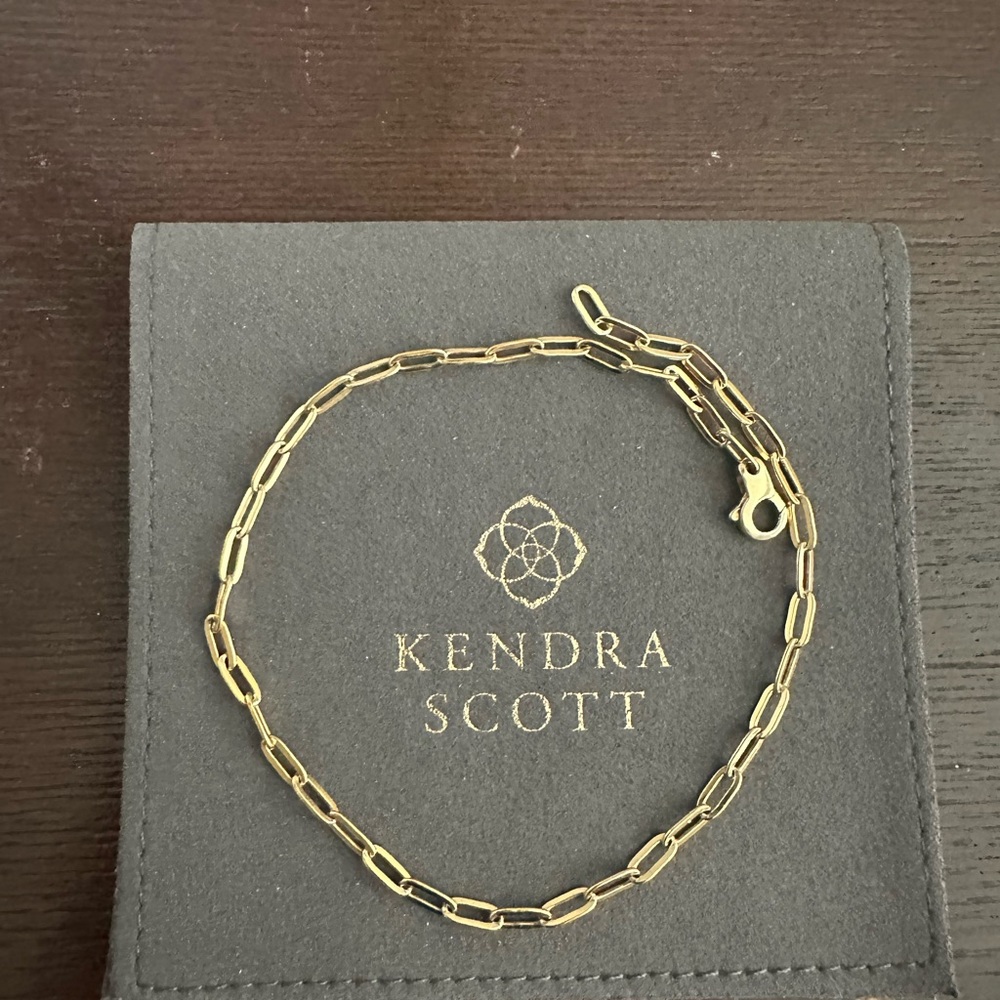 Kendra Scott 18k Chain Anklet